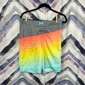 Boys ArtClass Size18 swim trunks.